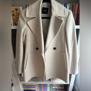 Theory Sculpted Peacoat Wool Melton